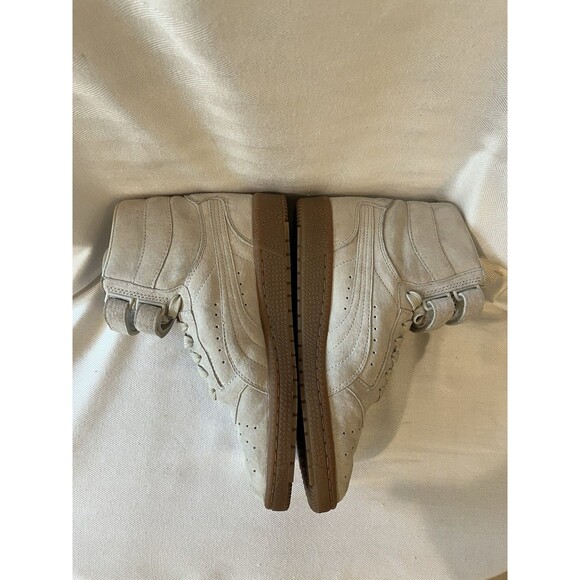 Puma Suede Old Skool 80’s High tops, Women Size‎ 6.5 Beige w/ Gold Puma - Picture 11 of 12